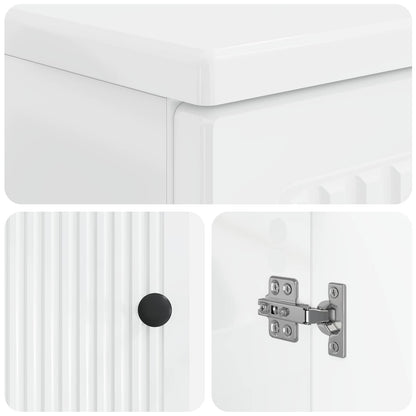 Badkamer wastafelkast EDE Hoogglans Wit 59,5 x 31,5 x 59 cm