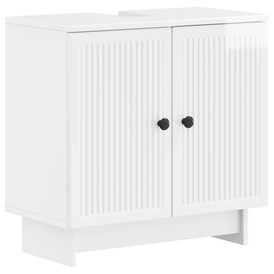 Badkamer wastafelkast EDE Hoogglans Wit 59,5 x 31,5 x 59 cm