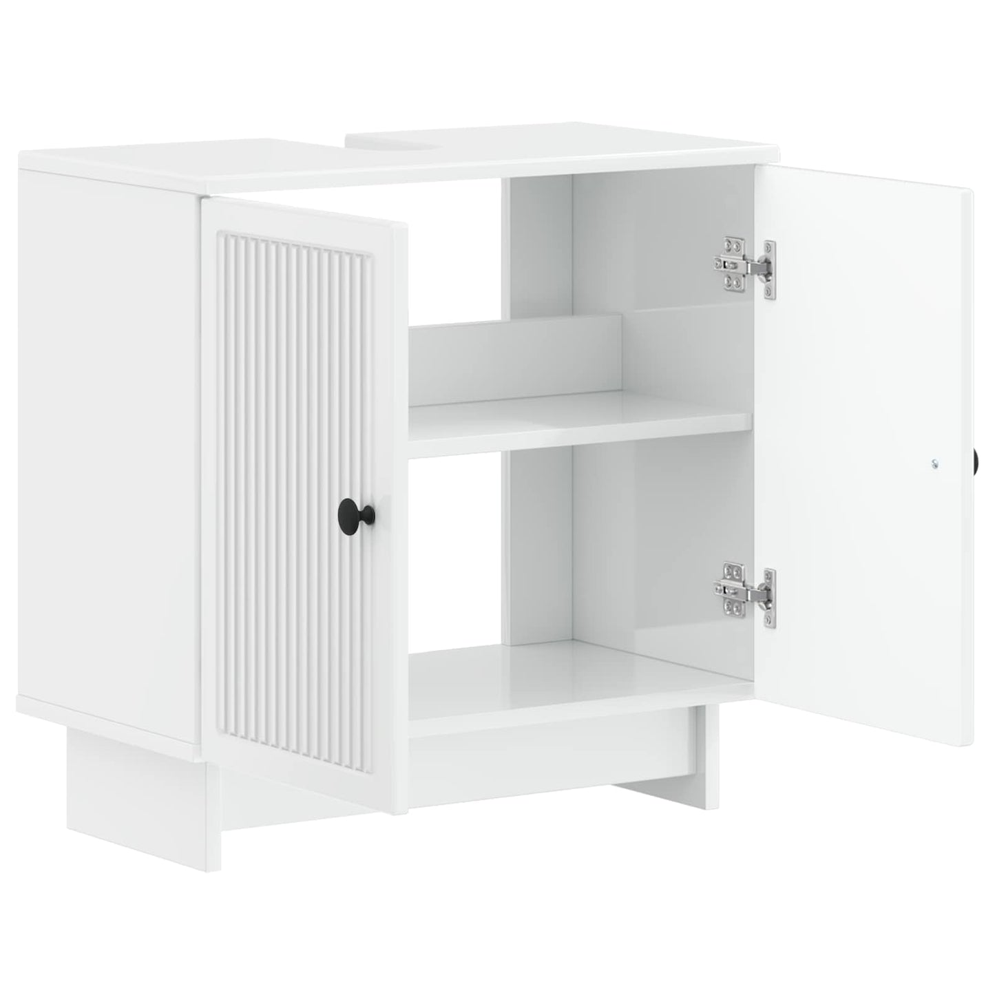 Badkamer wastafelkast EDE Hoogglans Wit 59,5 x 31,5 x 59 cm
