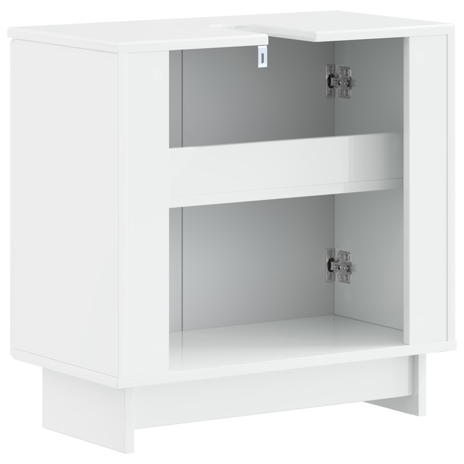 Badkamer wastafelkast EDE Hoogglans Wit 59,5 x 31,5 x 59 cm