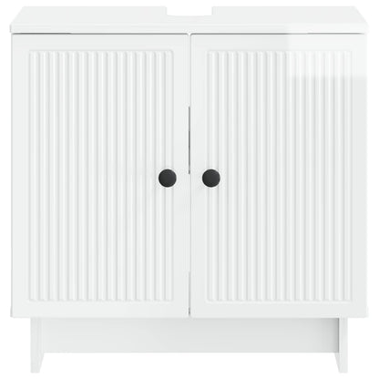 Badkamer wastafelkast EDE Hoogglans Wit 59,5 x 31,5 x 59 cm