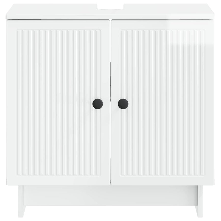 Badkamer wastafelkast EDE Hoogglans Wit 59,5 x 31,5 x 59 cm
