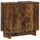 Badkamer wastafelkast EDE Gerookt eiken 59,5 x 31,5 x 59 cm
