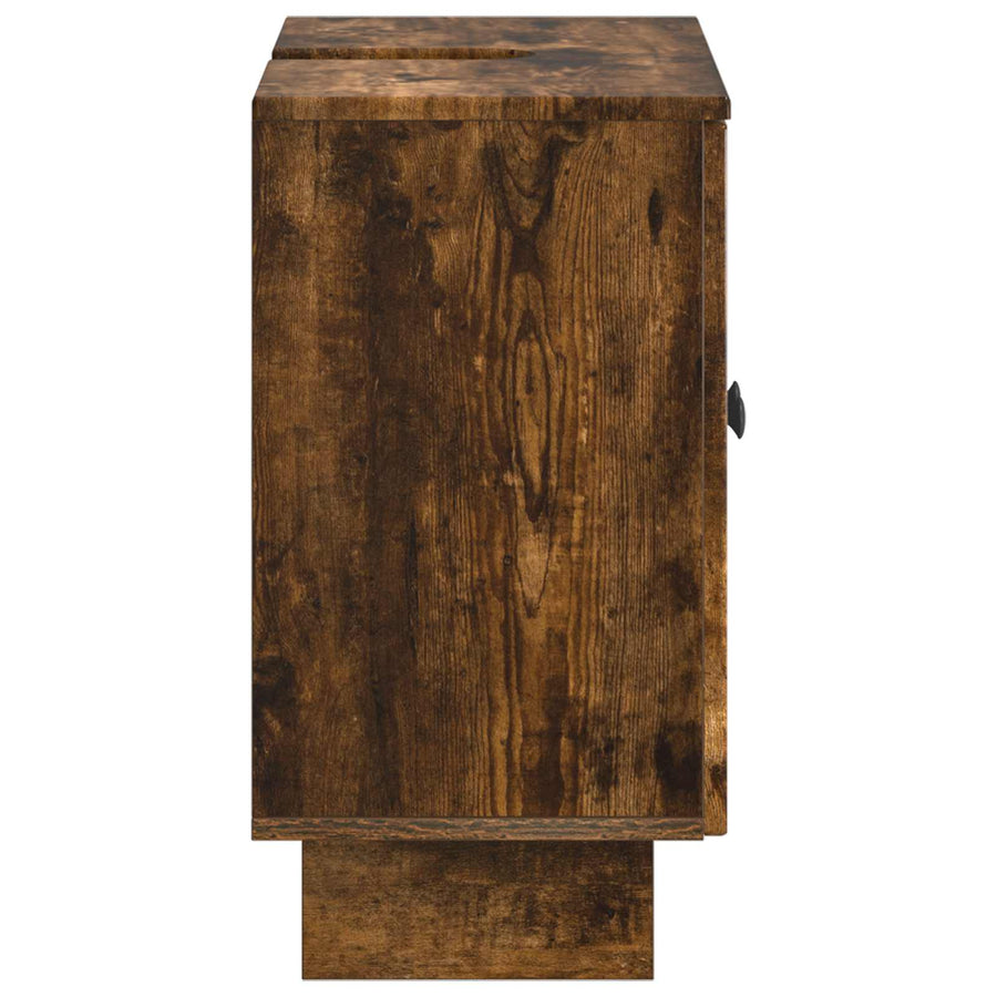 Badkamer wastafelkast EDE Gerookt eiken 59,5 x 31,5 x 59 cm