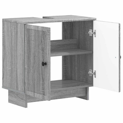 Badkamer wastafelkast EDE Grijs Sonoma 59,5 x 31,5 x 59 cm