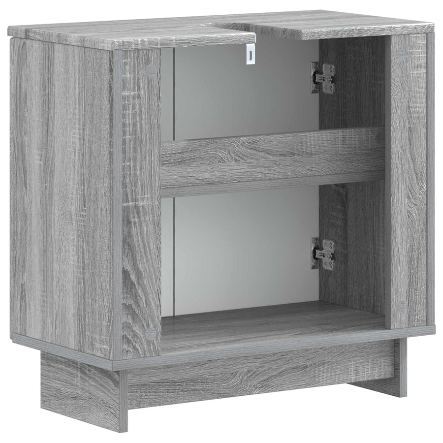 Badkamer wastafelkast EDE Grijs Sonoma 59,5 x 31,5 x 59 cm