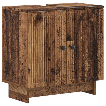 Badkamer wastafelkast EDE Oud hout 59,5 x 31,5 x 59 cm
