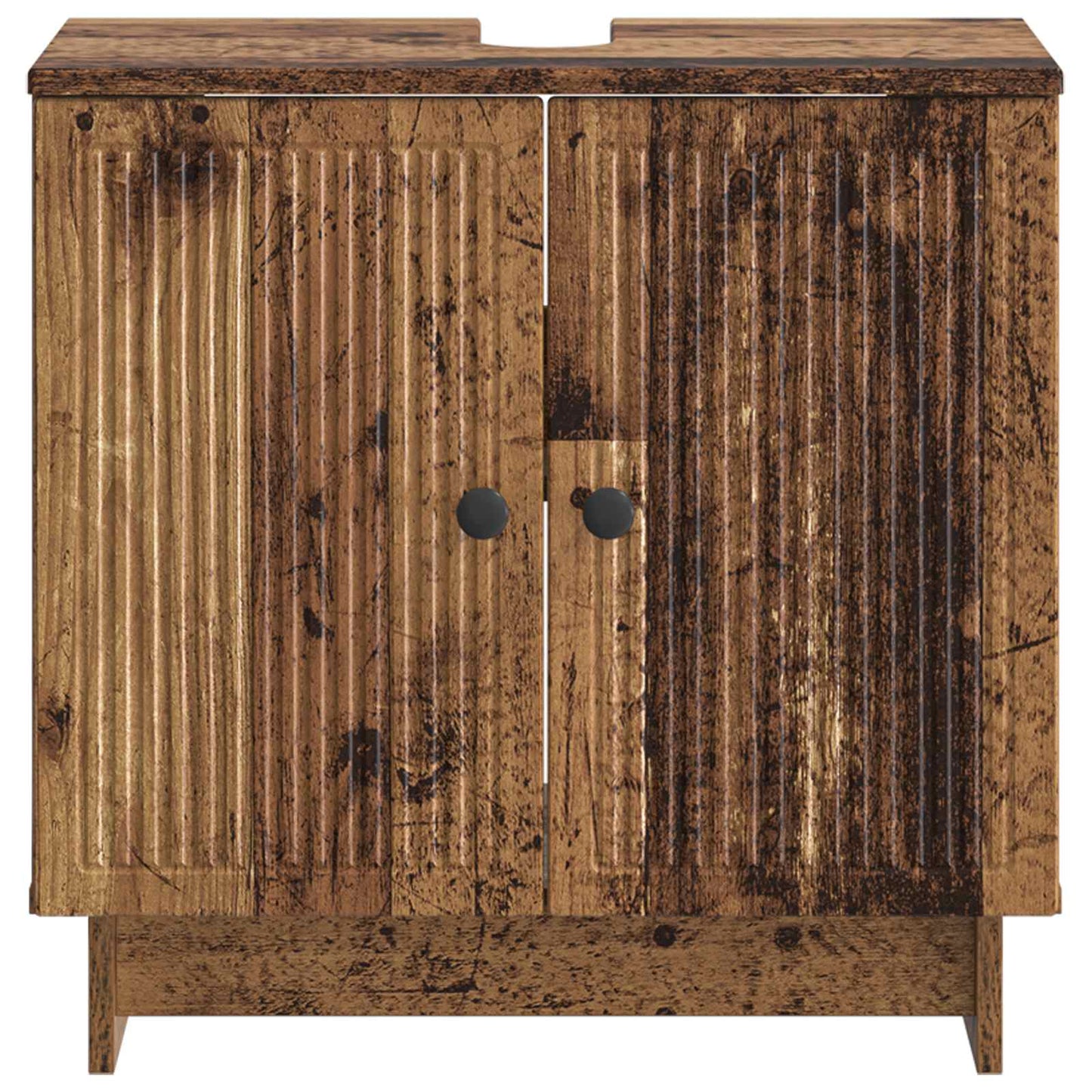 Badkamer wastafelkast EDE Oud hout 59,5 x 31,5 x 59 cm