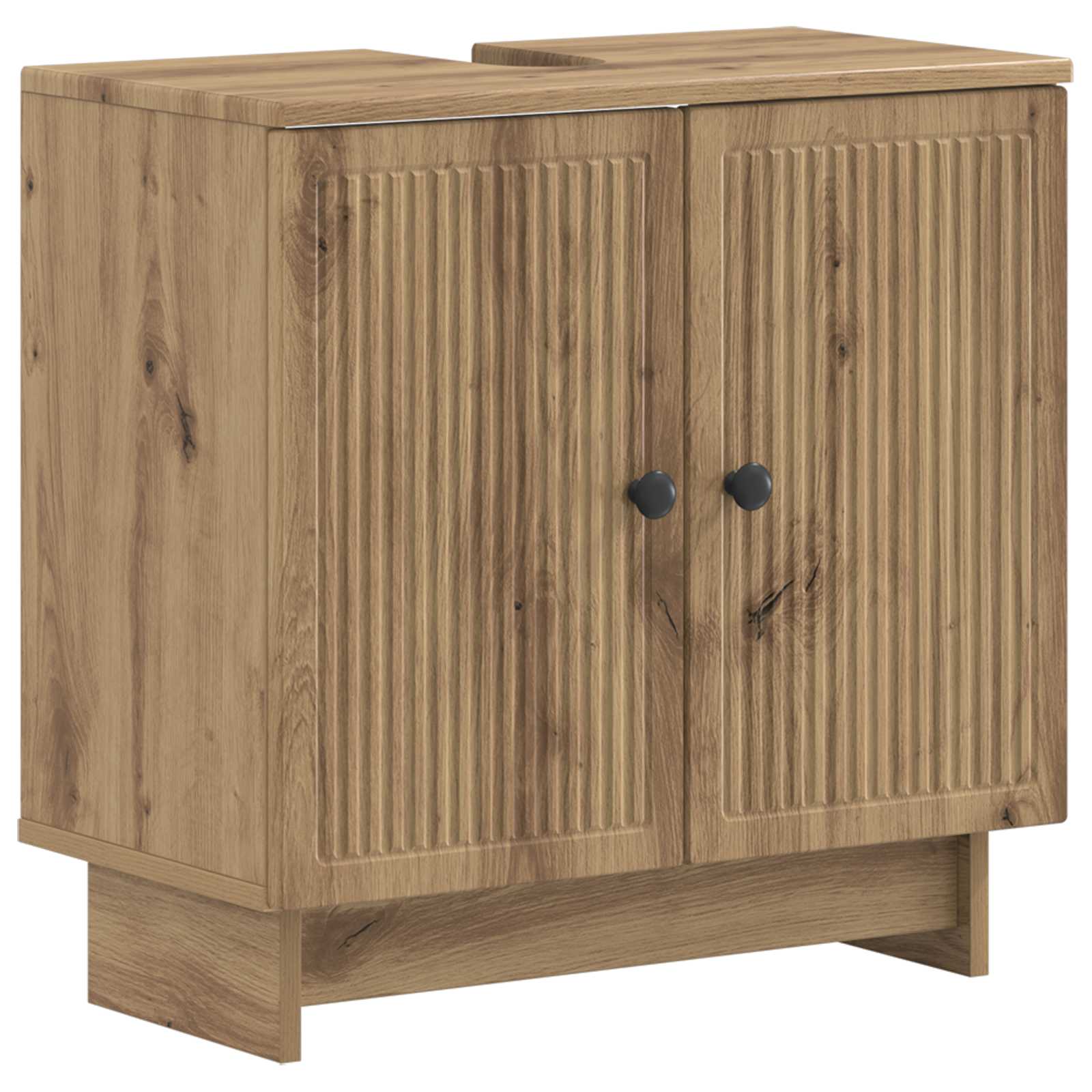Badkamer wastafelkast EDE Artisanaal eiken 59,5 x 31,5 x 59 cm