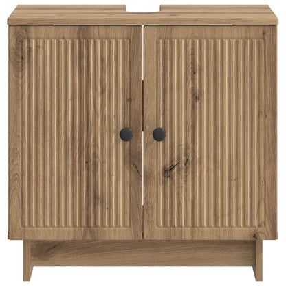 Badkamer wastafelkast EDE Artisanaal eiken 59,5 x 31,5 x 59 cm