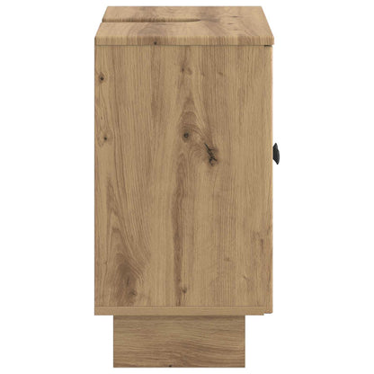 Badkamer wastafelkast EDE Artisanaal eiken 59,5 x 31,5 x 59 cm