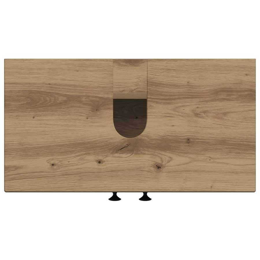 Badkamer wastafelkast EDE Artisanaal eiken 59,5 x 31,5 x 59 cm