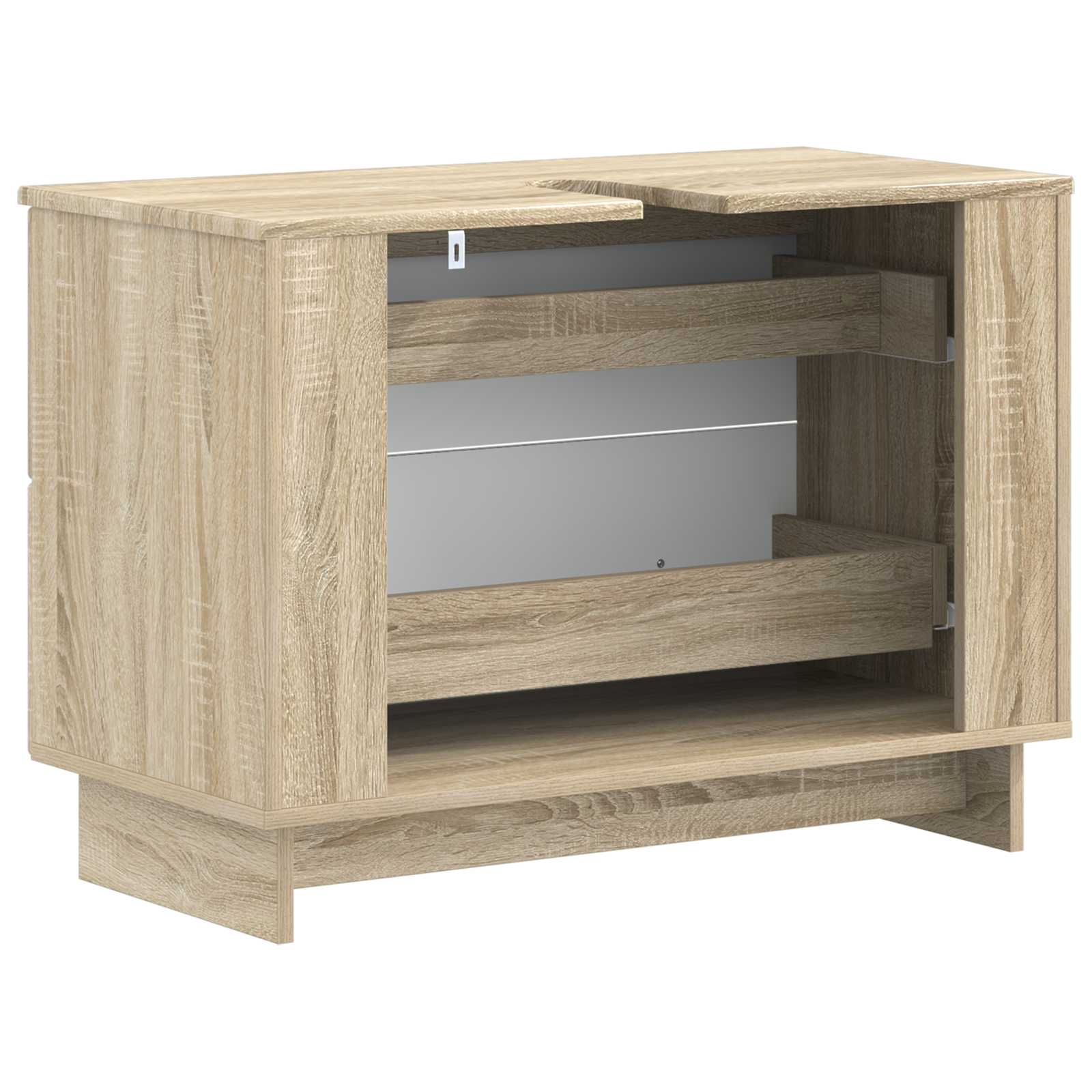 Badkamer wastafelkast EDE Sonoma Eiken 82 x 41 x 59 cm