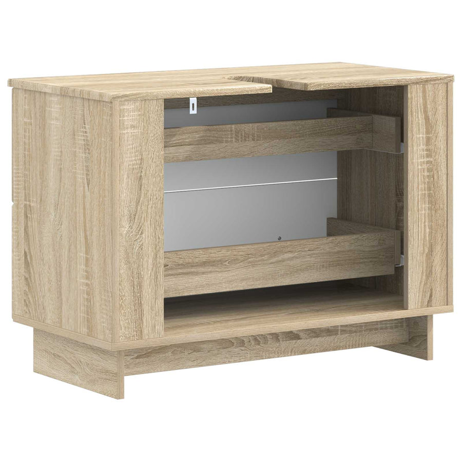 Badkamer wastafelkast EDE Sonoma Eiken 82 x 41 x 59 cm