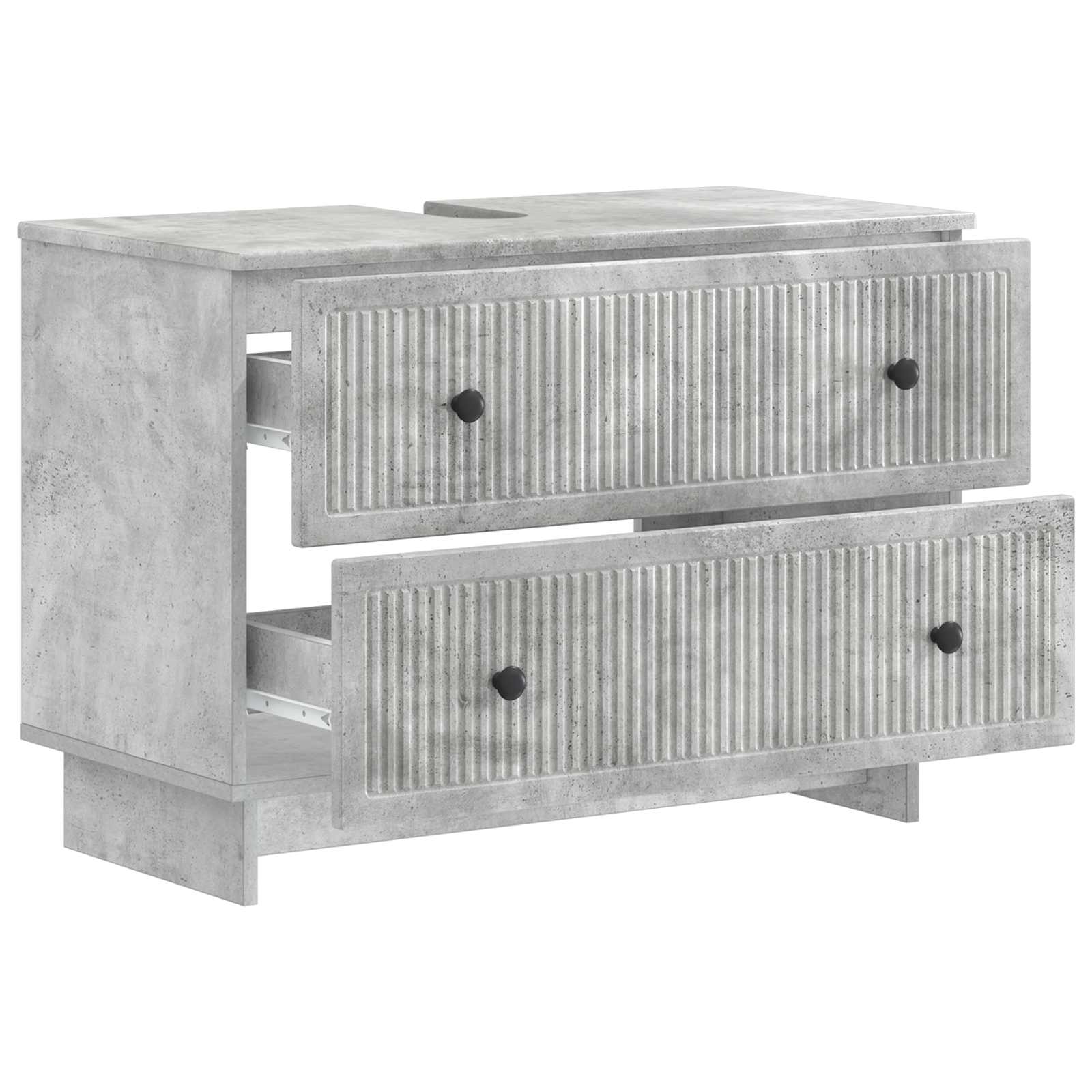 Badkamer wastafelkast EDE Betongrijs 82 x 41 x 59 cm