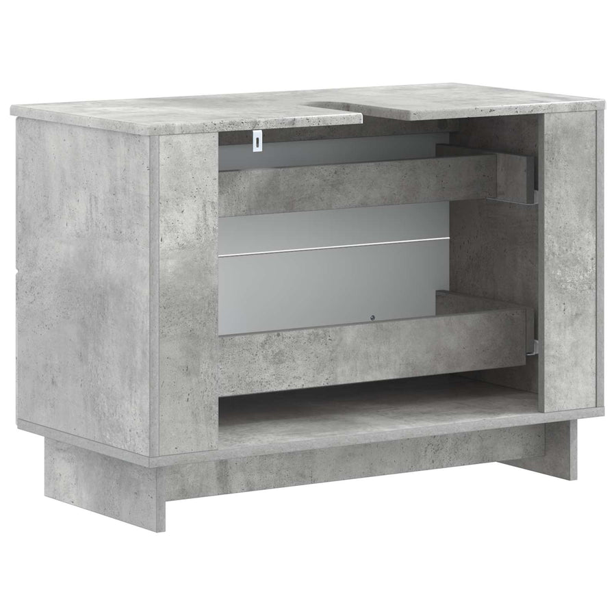 Badkamer wastafelkast EDE Betongrijs 82 x 41 x 59 cm