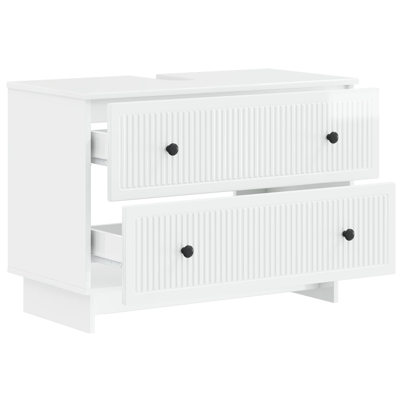 Badkamer wastafelkast EDE Hoogglans Wit 82 x 41 x 59 cm