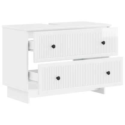 Badkamer wastafelkast EDE Hoogglans Wit 82 x 41 x 59 cm
