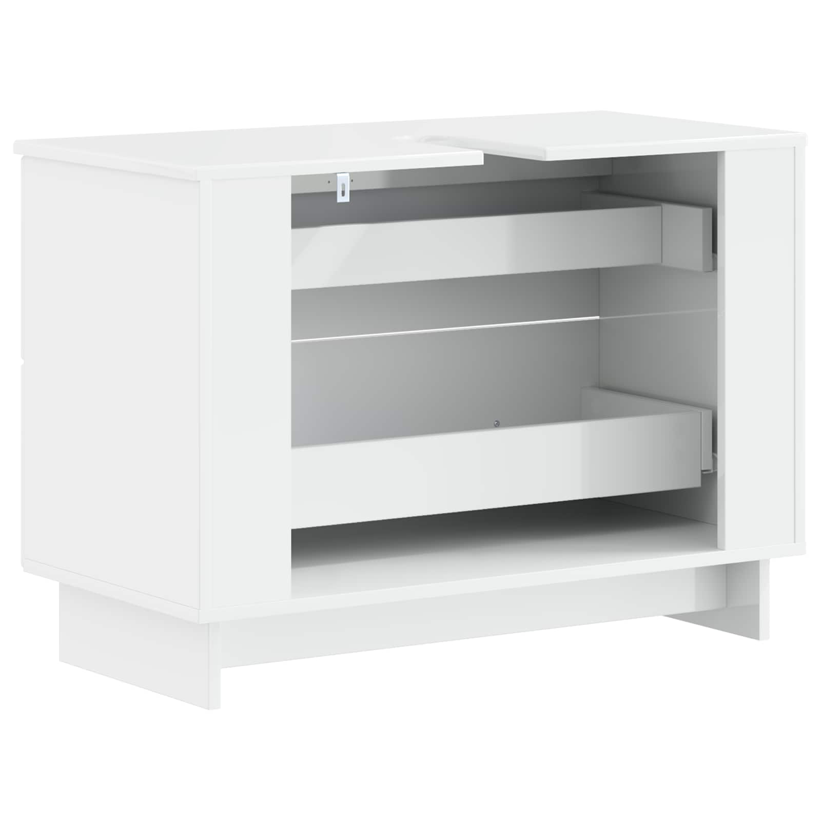 Badkamer wastafelkast EDE Hoogglans Wit 82 x 41 x 59 cm