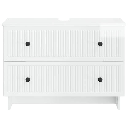 Badkamer wastafelkast EDE Hoogglans Wit 82 x 41 x 59 cm