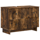 Badkamer wastafelkast EDE Gerookt eiken 82 x 41 x 59 cm