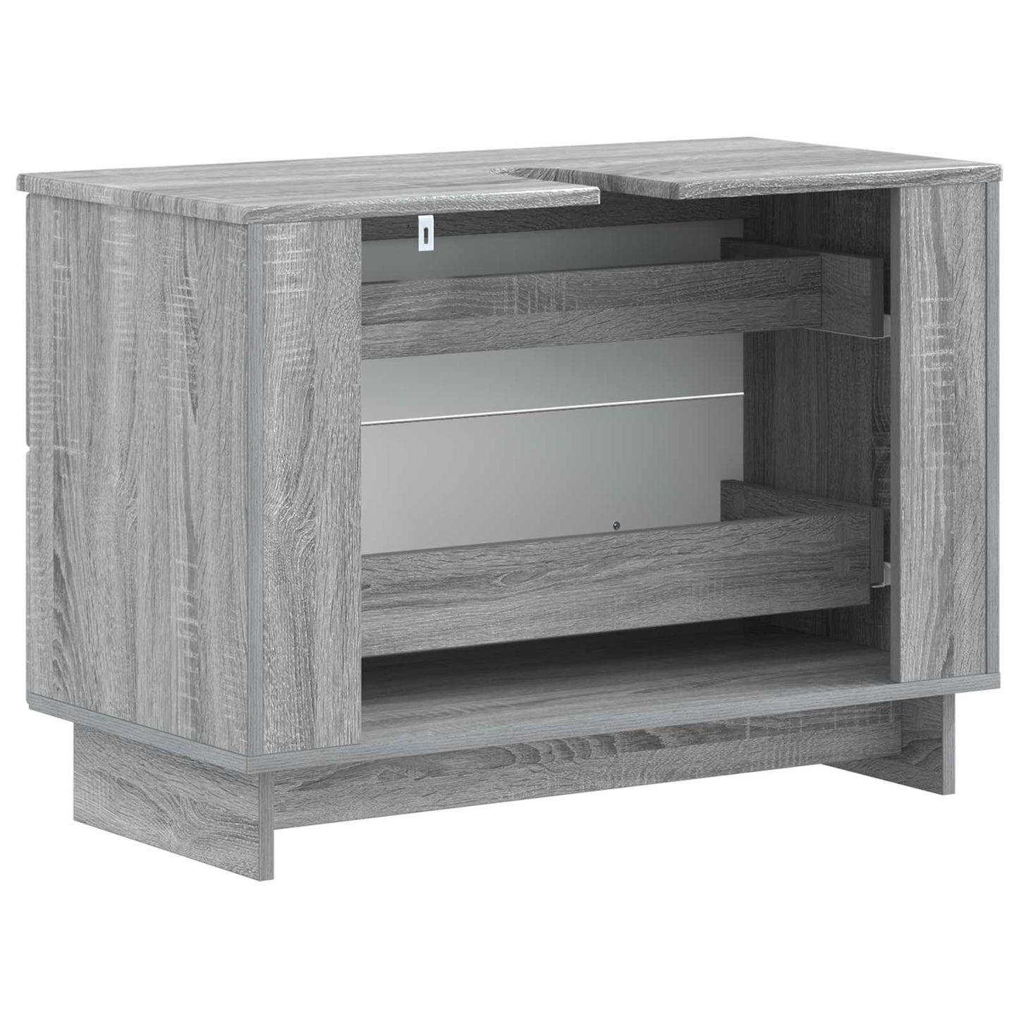 Badkamer wastafelkast EDE Grijs Sonoma 82 x 41 x 59 cm