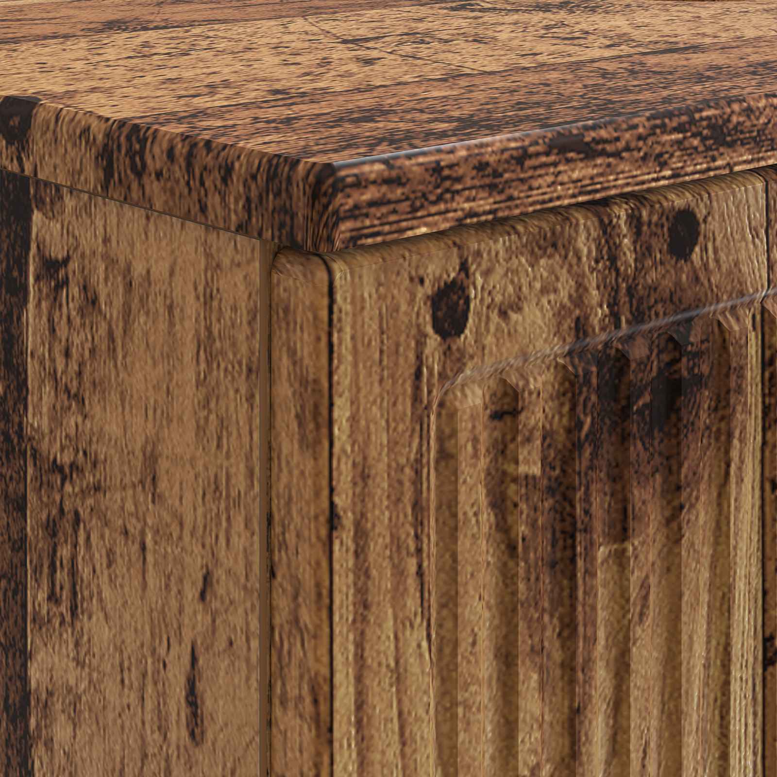 Badkamer wastafelkast EDE Oud hout 82 x 41 x 59 cm Bewerkt hout