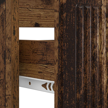 Badkamer wastafelkast EDE Oud hout 82 x 41 x 59 cm Bewerkt hout