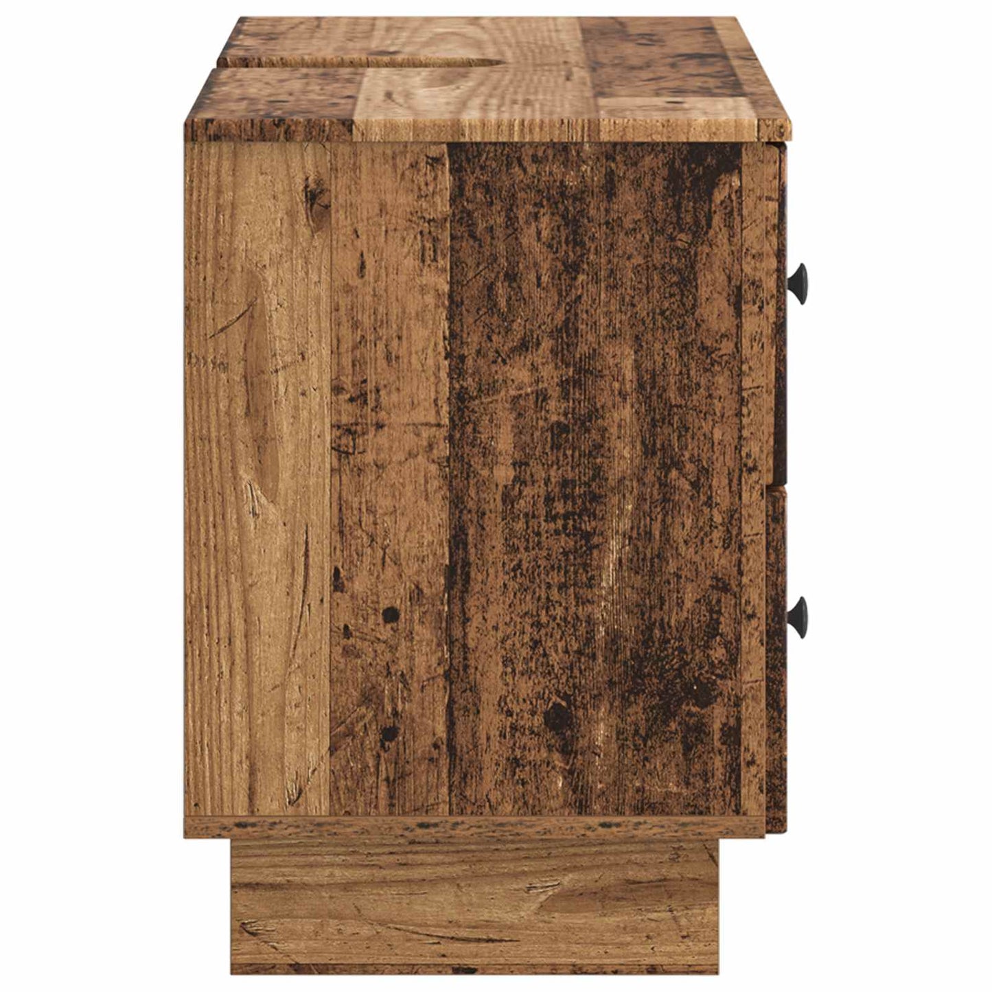 Badkamer wastafelkast EDE Oud hout 82 x 41 x 59 cm Bewerkt hout
