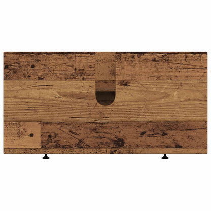 Badkamer wastafelkast EDE Oud hout 82 x 41 x 59 cm Bewerkt hout
