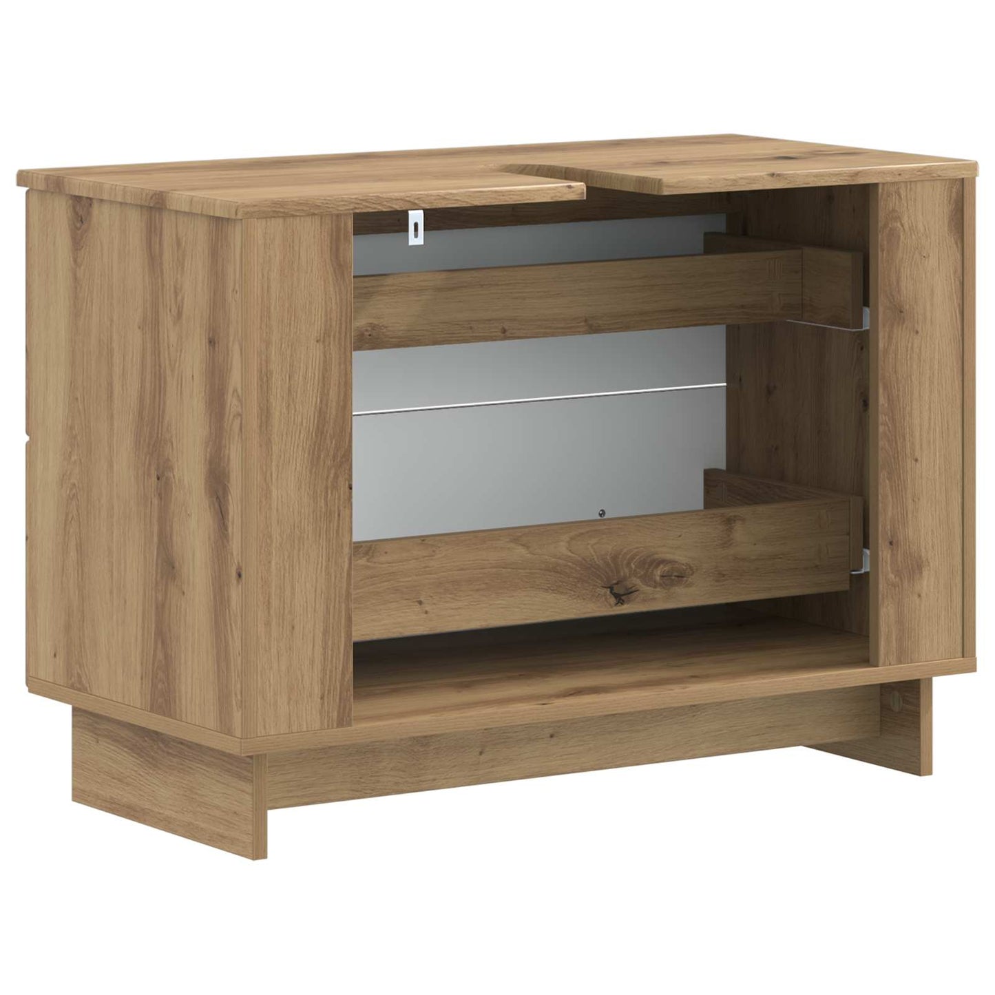 Badkamer wastafelkast EDE Artisanaal eiken 82 x 41 x 59 cm