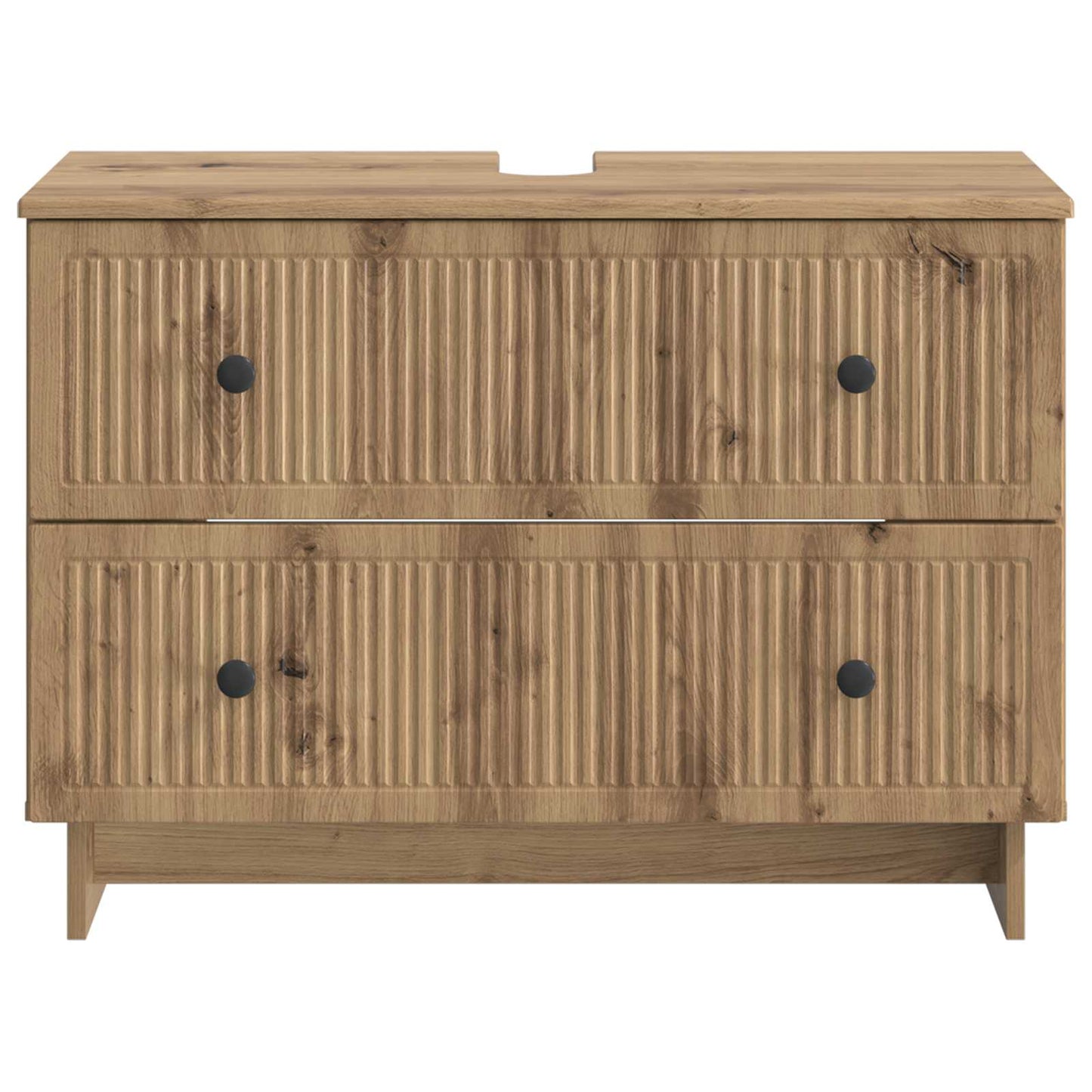 Badkamer wastafelkast EDE Artisanaal eiken 82 x 41 x 59 cm
