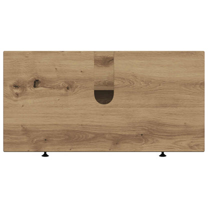 Badkamer wastafelkast EDE Artisanaal eiken 82 x 41 x 59 cm