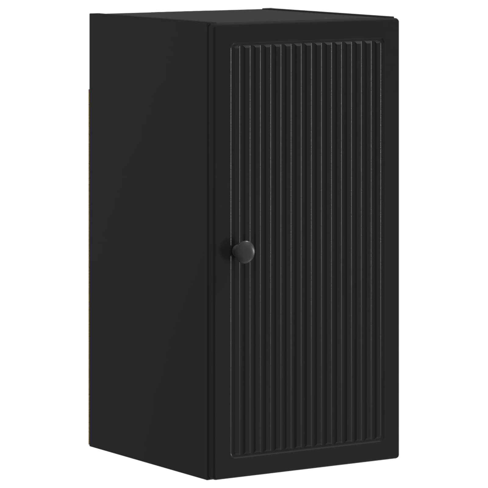 Badkamer wandkast EDE Zwart 30 x 31 x 59 cm Bewerkt hout