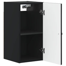 Badkamer wandkast EDE Zwart 30 x 31 x 59 cm Bewerkt hout