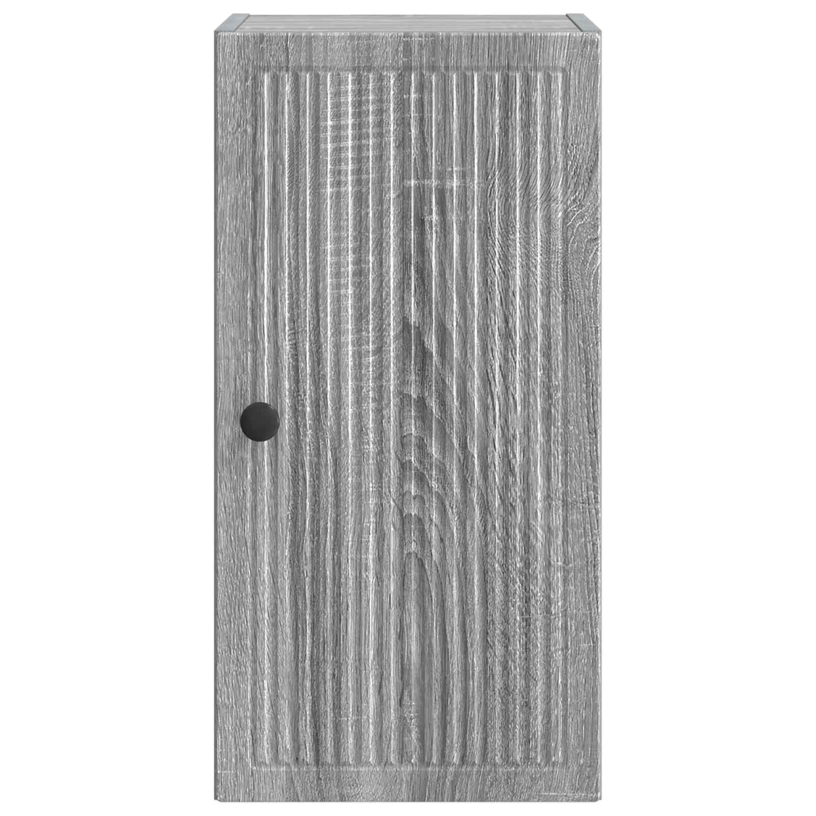 Badkamer wandkast EDE Grijs Sonoma 30 x 31 x 59 cm Bewerkt hout
