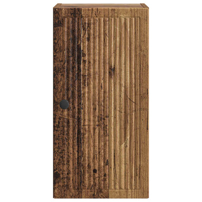 Badkamer wandkast EDE Oud hout 30 x 31 x 59 cm Bewerkt hout