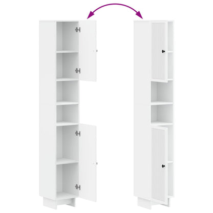 Badkamerkast met Open Plank EDE Wit 30 x 31 x 190 cm