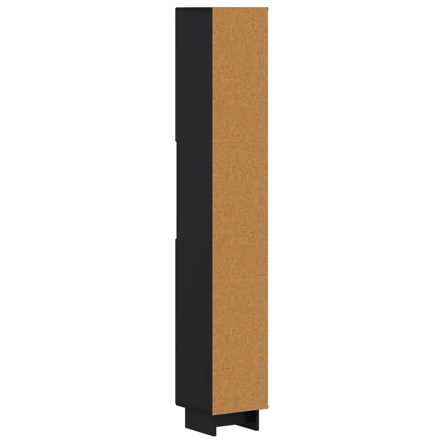 Badkamerkast met Open Plank EDE Zwart 30 x 31 x 190 cm