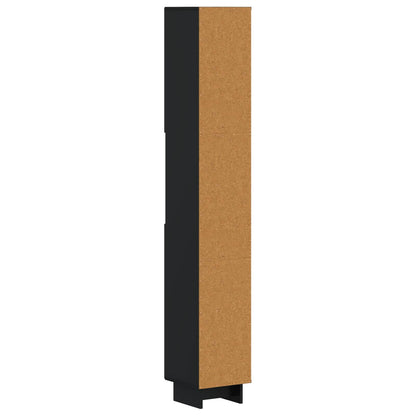 Badkamerkast met Open Plank EDE Zwart 30 x 31 x 190 cm