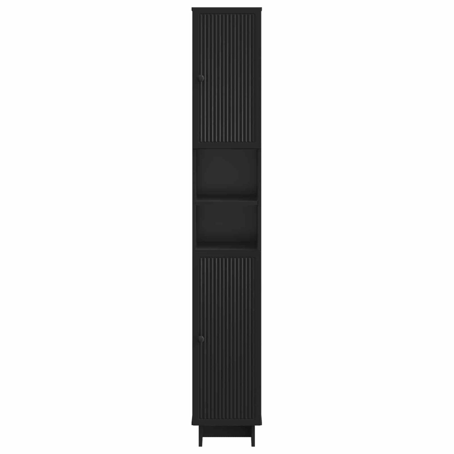 Badkamerkast met Open Plank EDE Zwart 30 x 31 x 190 cm