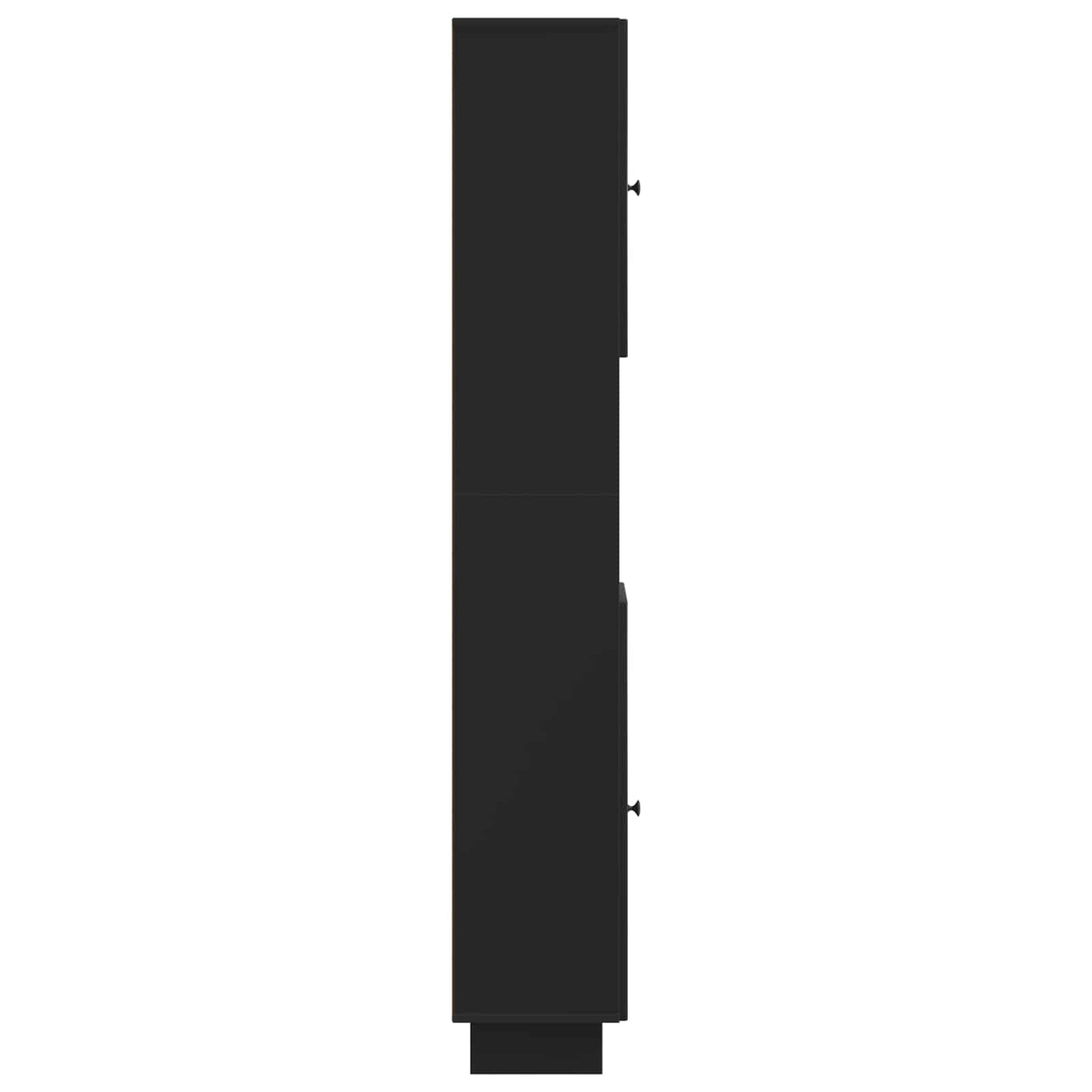 Badkamerkast met Open Plank EDE Zwart 30 x 31 x 190 cm