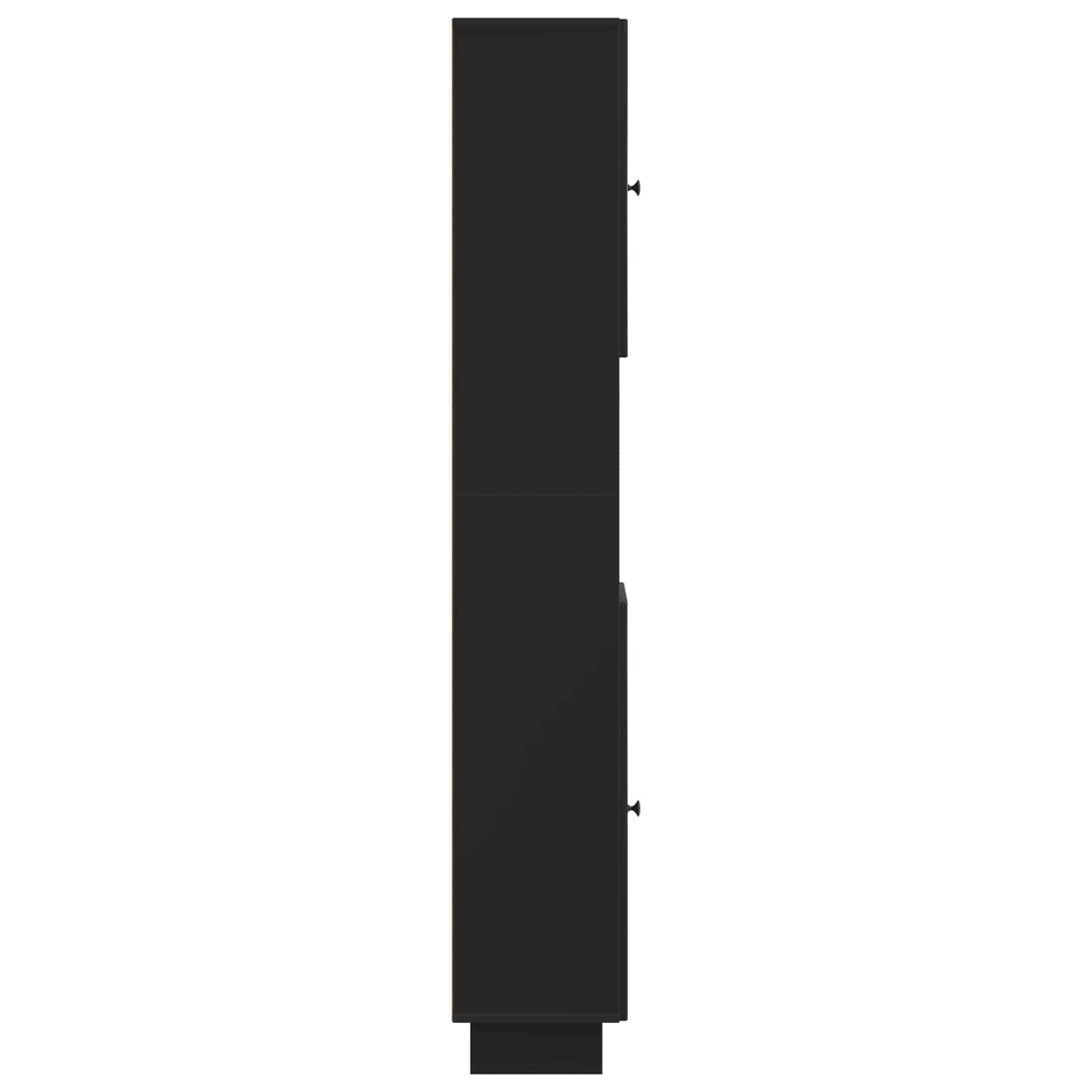 Badkamerkast met Open Plank EDE Zwart 30 x 31 x 190 cm