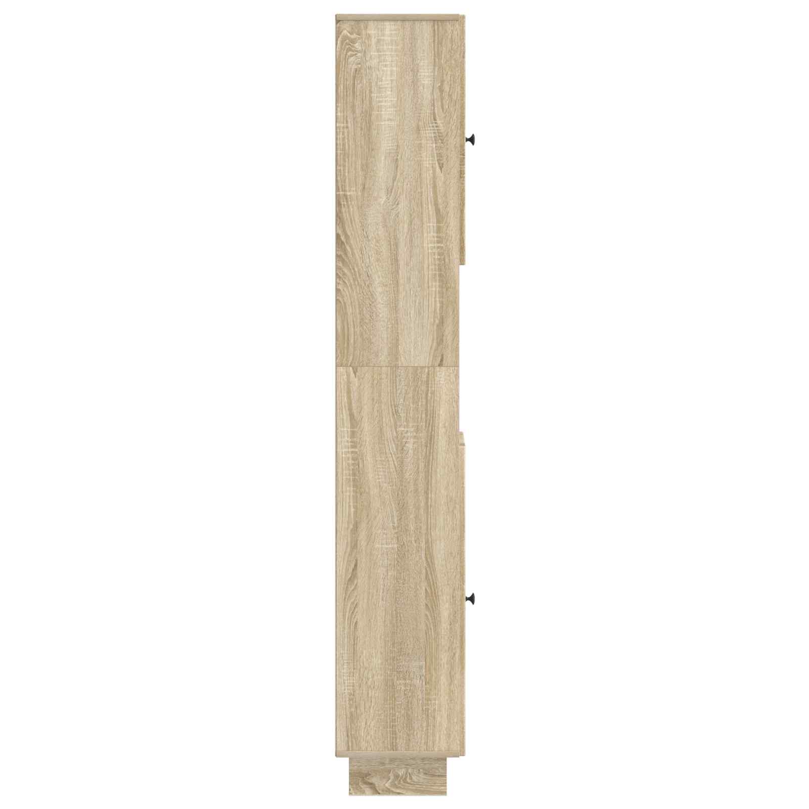 Badkamerkast met Open Plank EDE Sonoma Eiken 30 x 31 x 190 cm