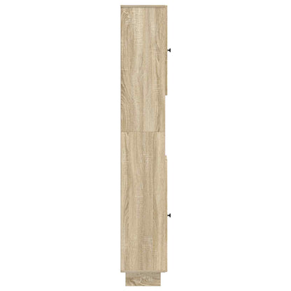 Badkamerkast met Open Plank EDE Sonoma Eiken 30 x 31 x 190 cm