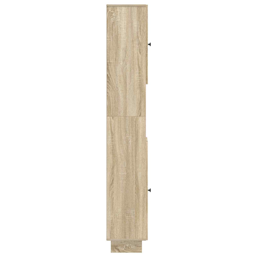 Badkamerkast met Open Plank EDE Sonoma Eiken 30 x 31 x 190 cm