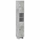 Badkamerkast met Open Plank EDE Betongrijs 30 x 31 x 190 cm