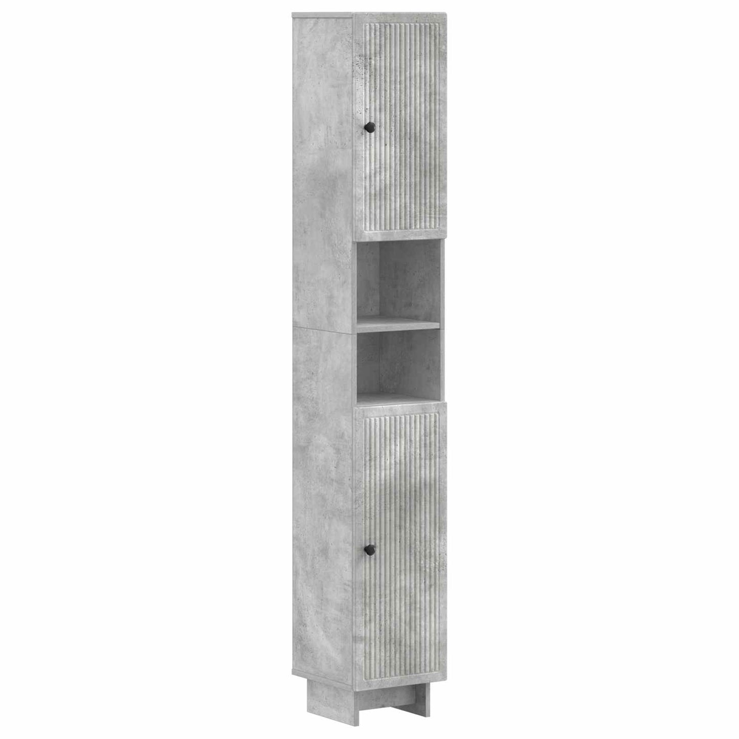 Badkamerkast met Open Plank EDE Betongrijs 30 x 31 x 190 cm