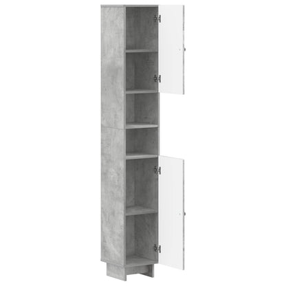 Badkamerkast met Open Plank EDE Betongrijs 30 x 31 x 190 cm
