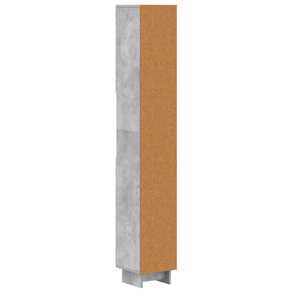 Badkamerkast met Open Plank EDE Betongrijs 30 x 31 x 190 cm